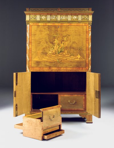 Secretaire neoclassico a ribalta, c.1775 da David Roentgen