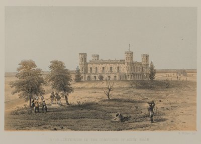 Interno del Compound di Alumbagh, Lucknow da David Scott Lieutenant Colonel (after) Dodgson