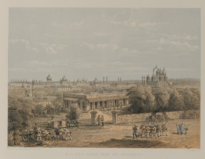 Vista dalla Residenza da David Scott Lieutenant Colonel (after) Dodgson