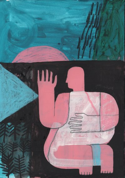 Nero e blu 4 da David Shillinglaw