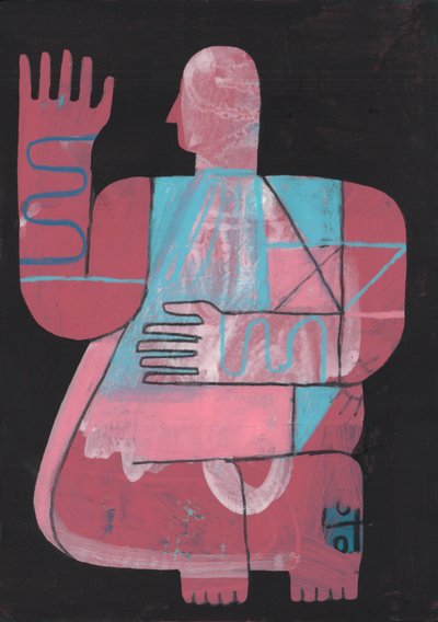 Nero e blu 5 da David Shillinglaw