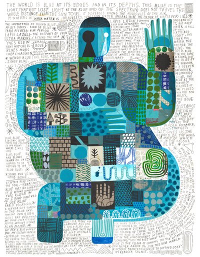 Blu ai suoi bordi da David Shillinglaw