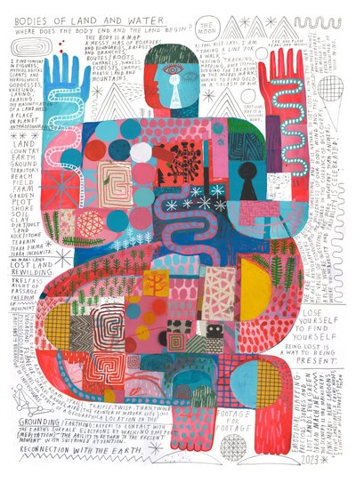 Corpi di terra e acqua 2, 2023 da David Shillinglaw