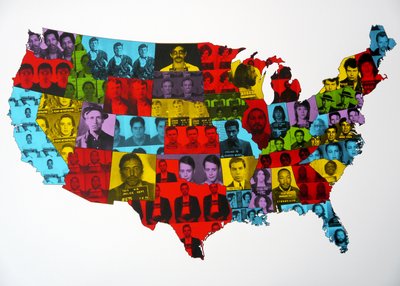 Mappa degli arresti delle celebrità da David Studwell