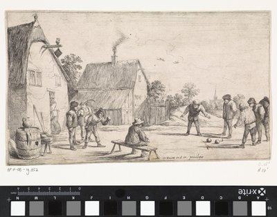 Contadini giocano a bocce da David Teniers (II)