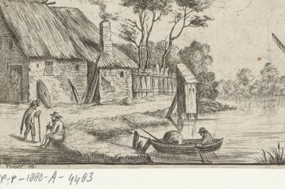 Paesaggio con fattoria e acqua da David Teniers (II)