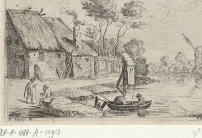 Paesaggio con fattoria e acqua da David Teniers (II)