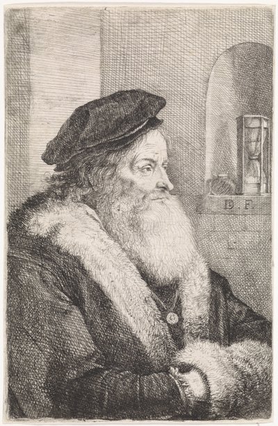 Vecchio con barba da David Teniers (II)