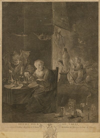 Partenza per Sabat da David Teniers
