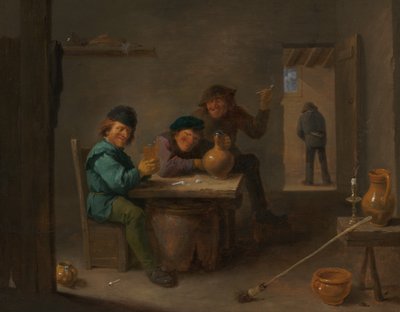 Contadini in una Taverna, c. 1633 da David Teniers II