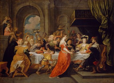 La festa di Erode, 1640-1690 da David Teniers II