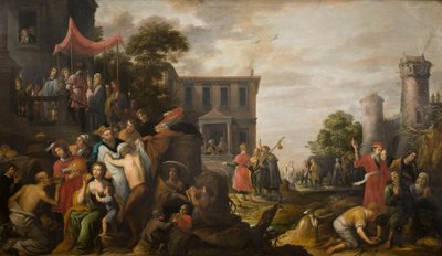 Le sette opere di misericordia, 1637 da David Teniers the Elder