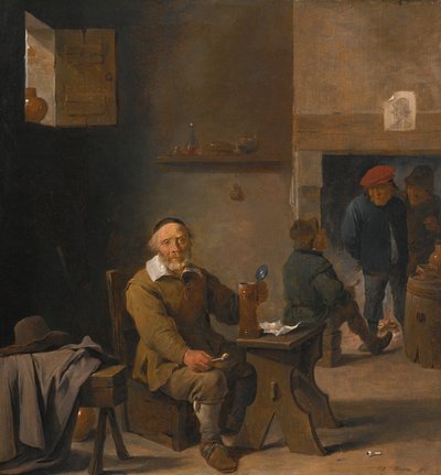 Un contadino in una locanda da David Teniers the Younger