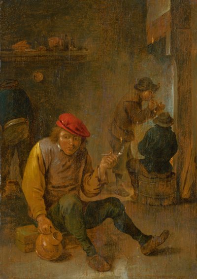 Un fumatore, c. 1650 da David Teniers the Younger
