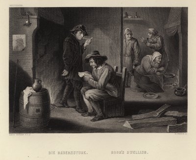 Abitazione del contadino da David Teniers the Younger