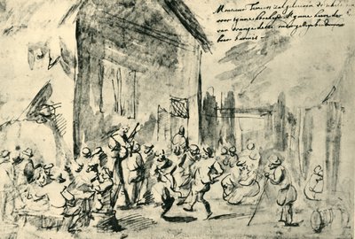 Danza di campagna, metà-fine XVII secolo, 1943 da David Teniers the Younger
