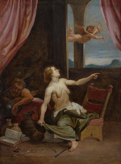 Vecchiaia in cerca di giovinezza, 1650s da David Teniers the Younger