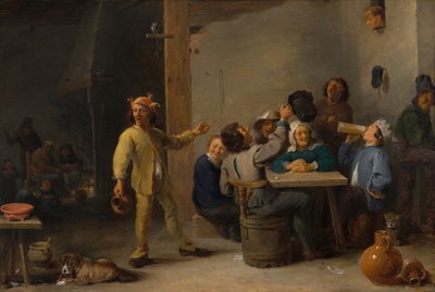 Contadini che celebrano l
