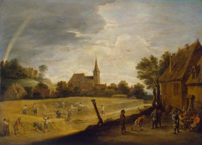 Mietitura da David Teniers the Younger