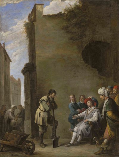 La parabola degli operai nella vigna da David Teniers the Younger