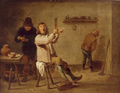 I fumatori da David Teniers the Younger