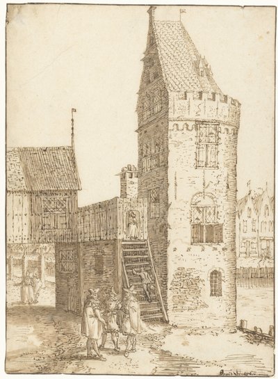 La torre Swijgh Utrecht ad Amsterdam da David Vinckboons (I)