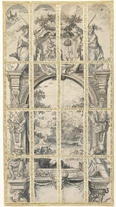 Mosè e il roveto ardente da David Vinckboons (I)