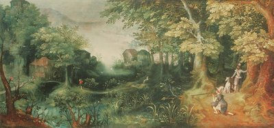 Paesaggio con cacciatori da David Vinckboons