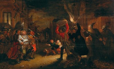 La lotta tra Carnevale e Quaresima da David Vinckboons