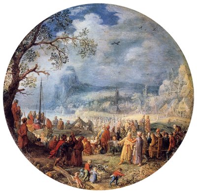 Il sermone di Cristo al lago di Genezareth, 1623 da David Vinckboons