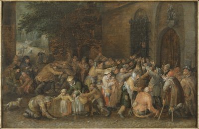 Distribuzione delle elemosine, c.1610 da David Vinckeboons