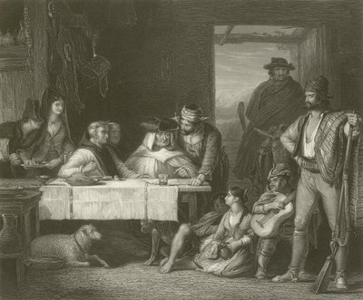 Un consiglio di guerra guerrigliero da David Wilkie