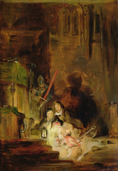 Seppellimento dei regalia di Scozia da David Wilkie