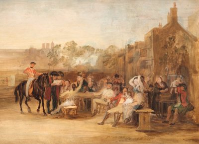 Pensionati di Chelsea che leggono il dispaccio di Waterloo, 1819 da David Wilkie