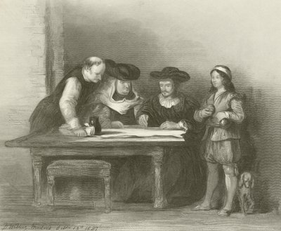 Colombo al Convento di La Rabida da David Wilkie