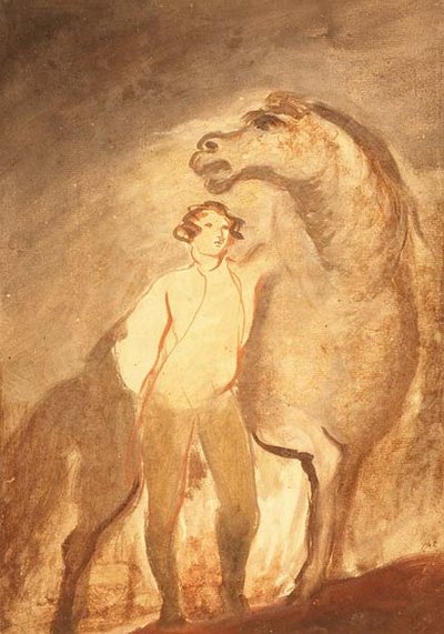 Uomo e cavallo da David Wilkie