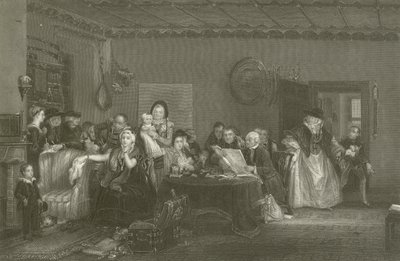 Lettura del testamento da David Wilkie