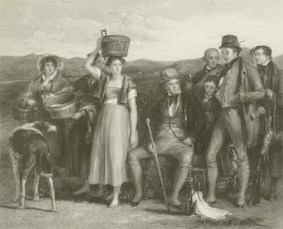 Sir Walter Scott e la sua famiglia da David Wilkie