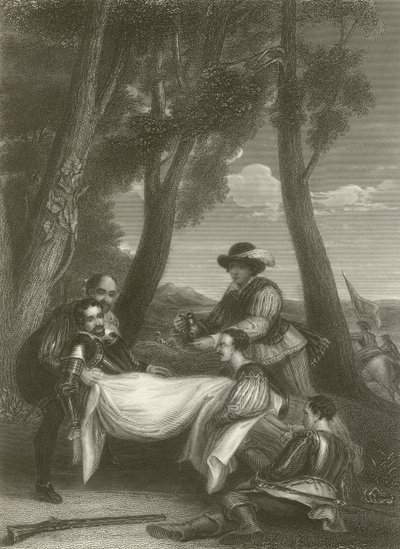 La morte di Sir Philip Sidney da David Wilkie