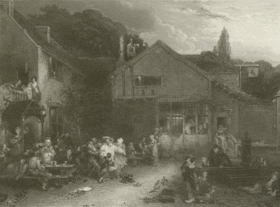 La festa del villaggio da David Wilkie