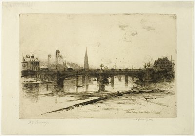 Ponti Albert, Ferroviario e Victoria, tavola sei dal Clyde Set da David Young Cameron