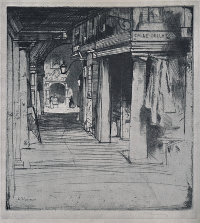 Calle Della Donna, c1900, 1925 da David Young Cameron