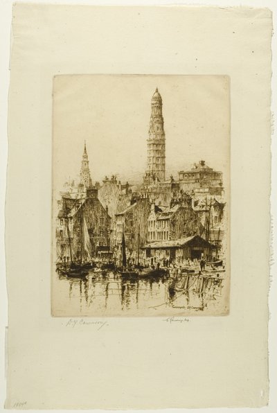 Greenock No. 1, tavola tredici dal Clyde Set da David Young Cameron