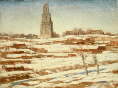 Monte St. Eloi, inverno da David Young Cameron