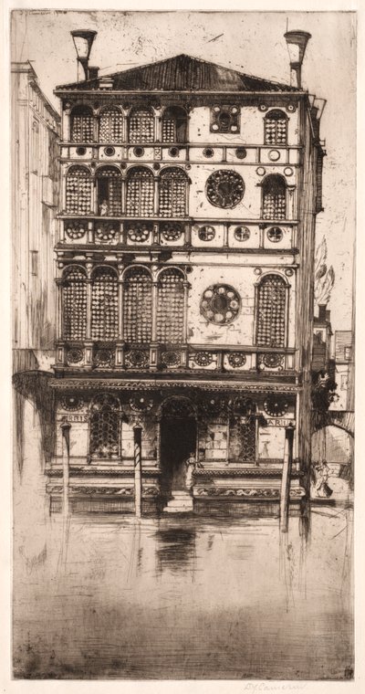 Palazzo Dario, Venezia da David Young Cameron