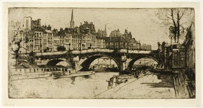 Pont Neuf, tavola uno dal Set di Parigi da David Young Cameron