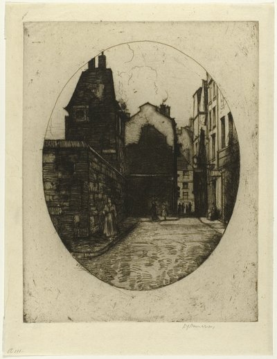 Rue Saint Julien le Pauvre, tavola sei dal Set di Parigi da David Young Cameron