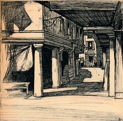 Strada veneziana, 1900 da David Young Cameron