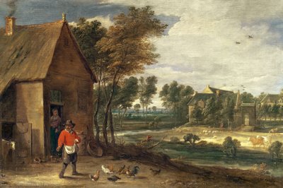 Paesaggio fluviale da David Teniers the Younger