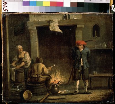 Davanti al focolare da David Teniers the Younger